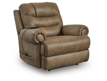 Created Comfort Power Lift Recliner - Earth