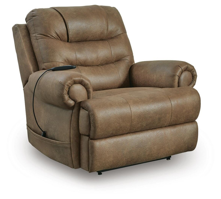 Created Comfort Power Lift Recliner - Earth