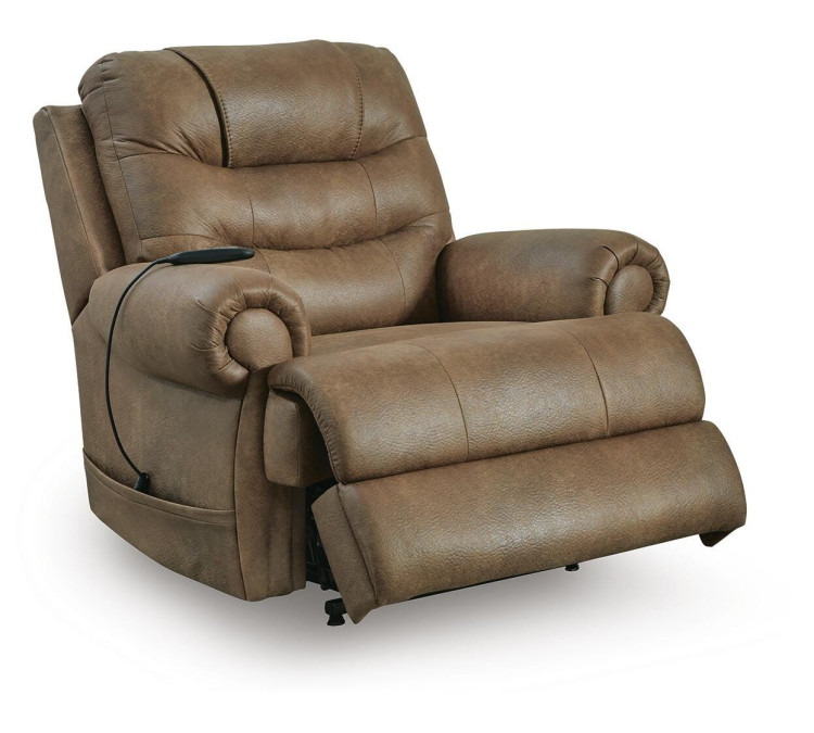 Created Comfort Power Lift Recliner - Earth