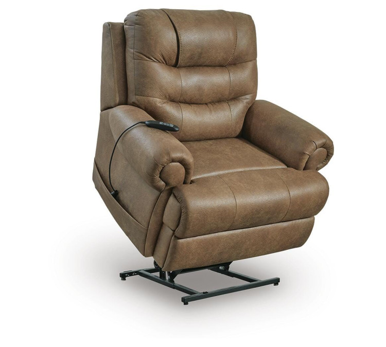 Created Comfort Power Lift Recliner - Earth