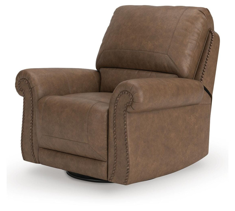 Shadsburne Swivel Glider Recliner - Earth