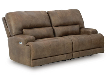 Time-Piece Power Reclining Sofa - Earth