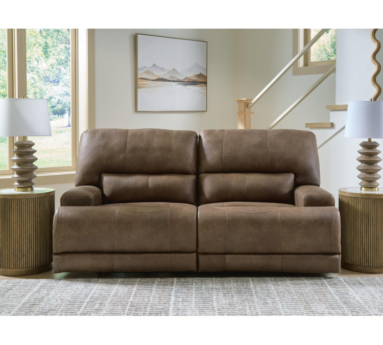 Time-Piece Power Reclining Sofa - Earth