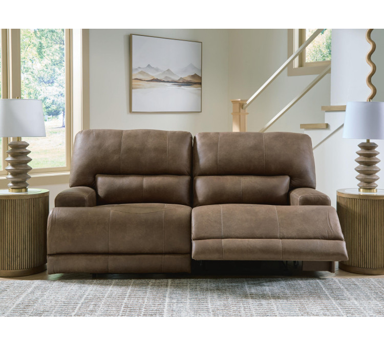 Time-Piece Power Reclining Sofa - Earth