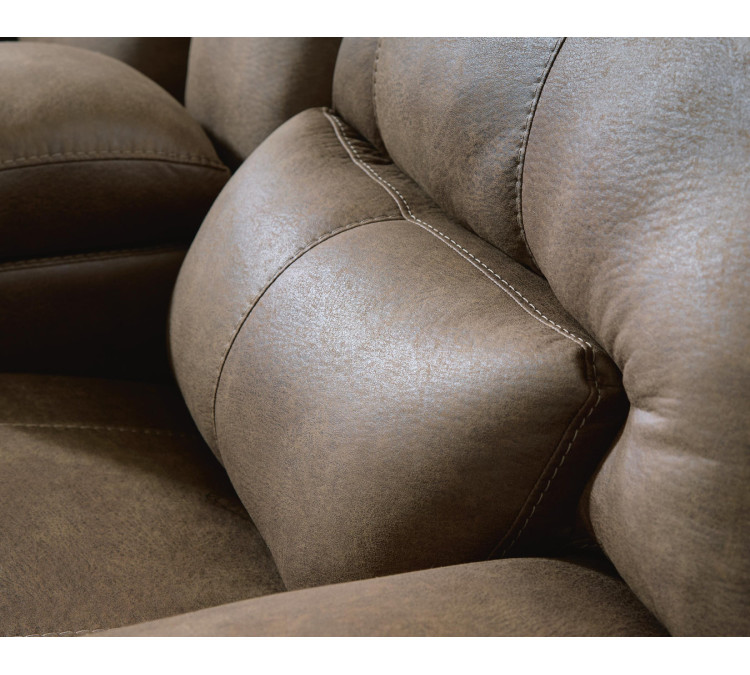 Time-Piece Power Reclining Sofa - Earth