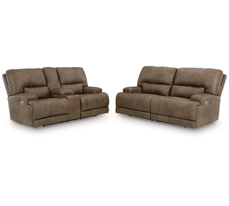 Time-Piece Sofa and Loveseat - Earth