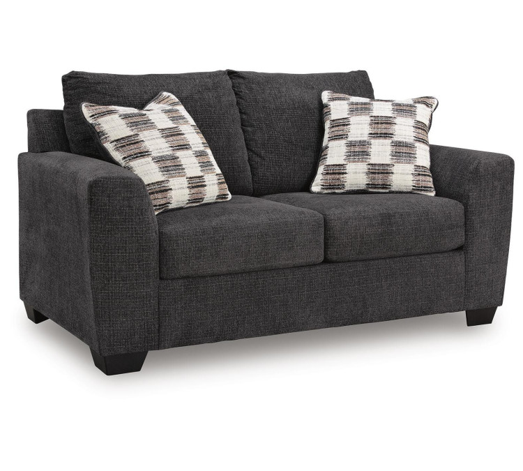 Loreo Loveseat - Ebony