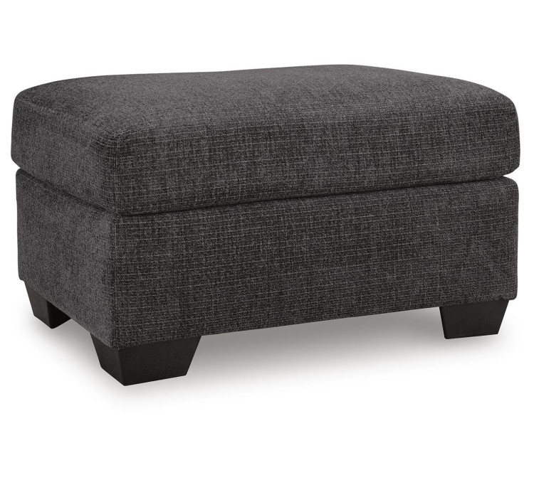 Loreo Ottoman - Ebony