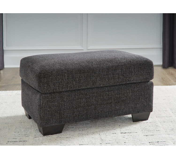 Loreo Ottoman - Ebony