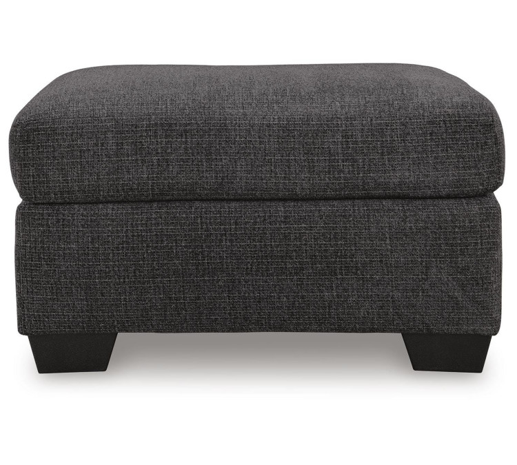 Loreo Ottoman - Ebony