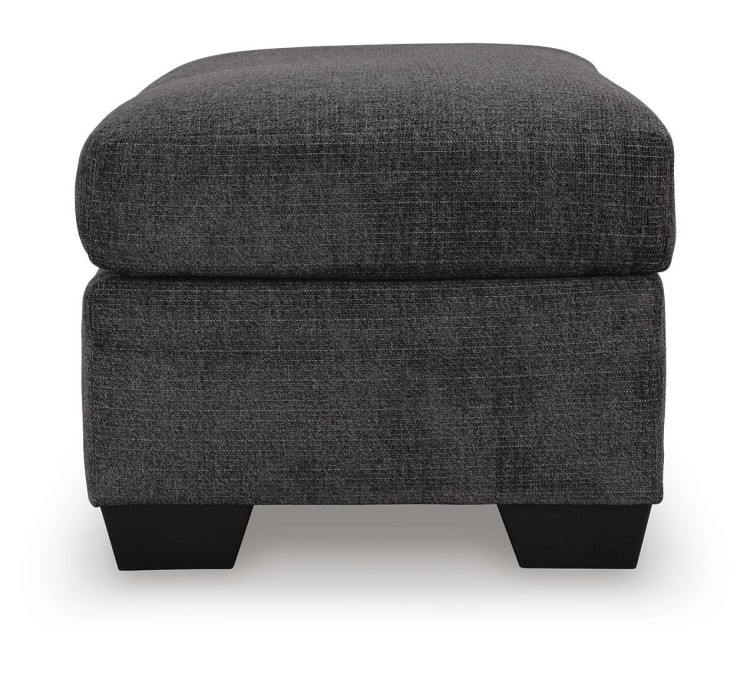 Loreo Ottoman - Ebony