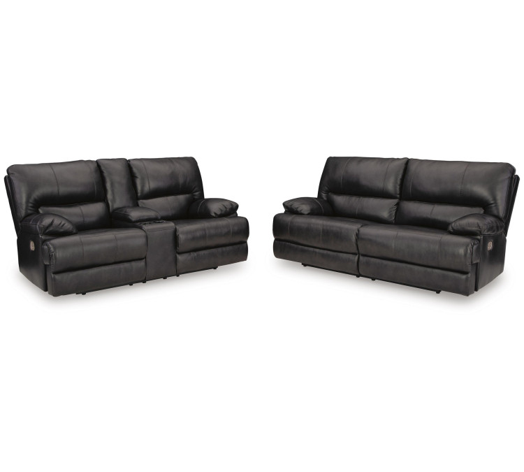 Mountainous Sofa and Loveseat - Eclipse