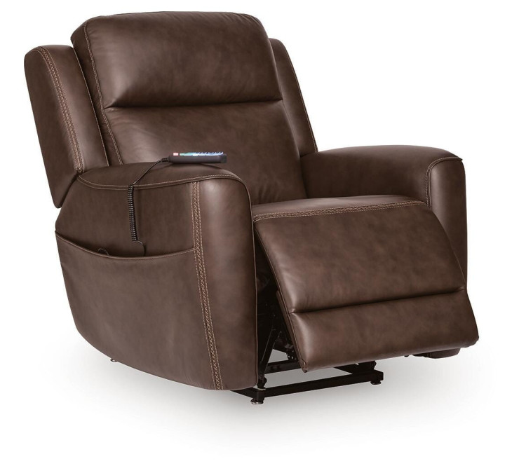 4Z-Riverlee Power Lift Recliner - Espresso