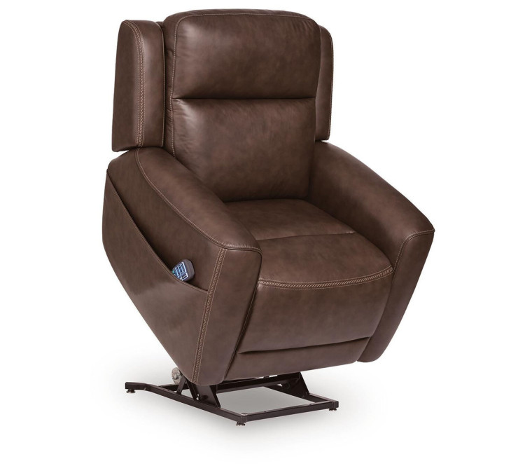 4Z-Riverlee Power Lift Recliner - Espresso