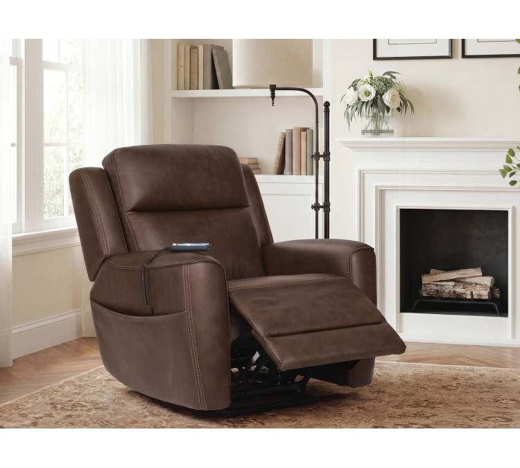 4Z-Riverlee Power Lift Recliner - Espresso