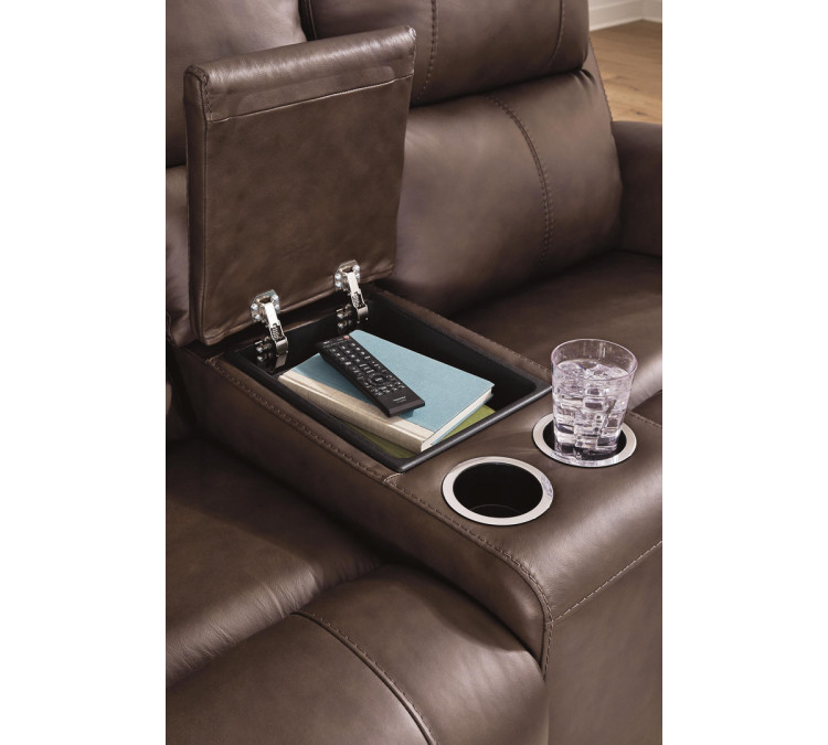 Beryton Sofa and Loveseat - Espresso