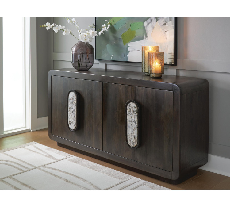 Elliston Accent Cabinet - Espresso Brown