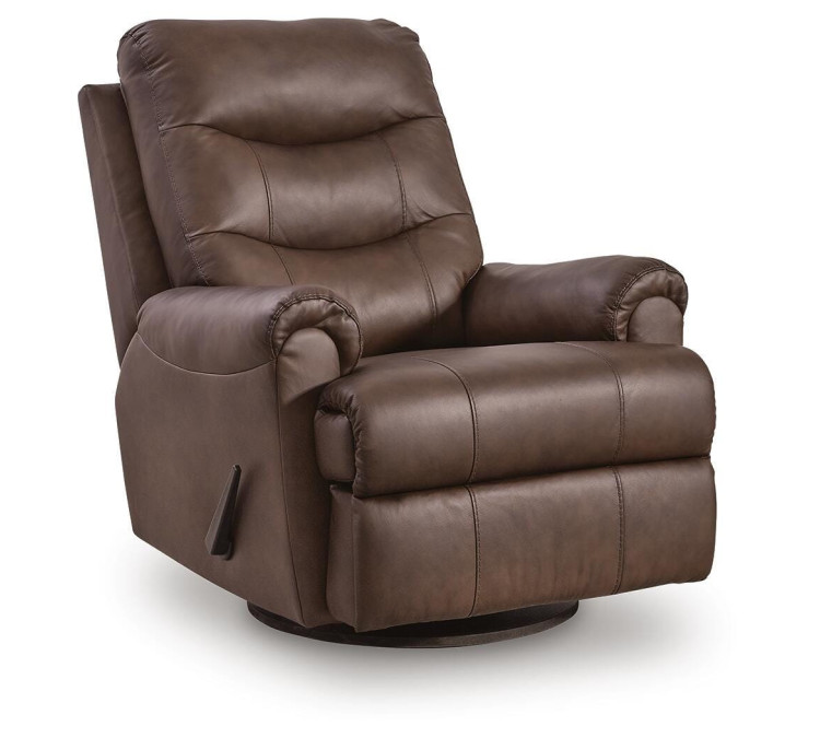 Dolinger Swivel Glider Recliner - Espresso