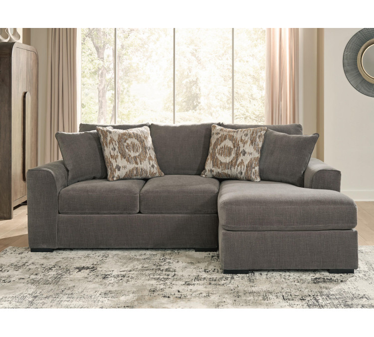 Rosston 2-Piece Sectional Sofa Chaise - Espresso