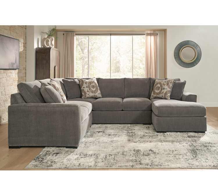 Rosston 3-Piece Sectional - Espresso