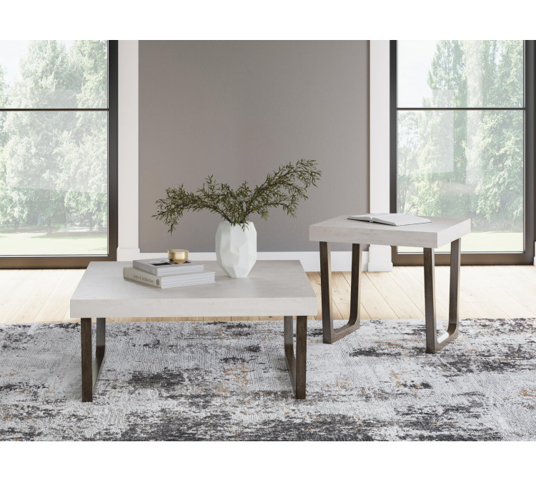 Westenfort Table (Set of 2) - Espresso/Gray