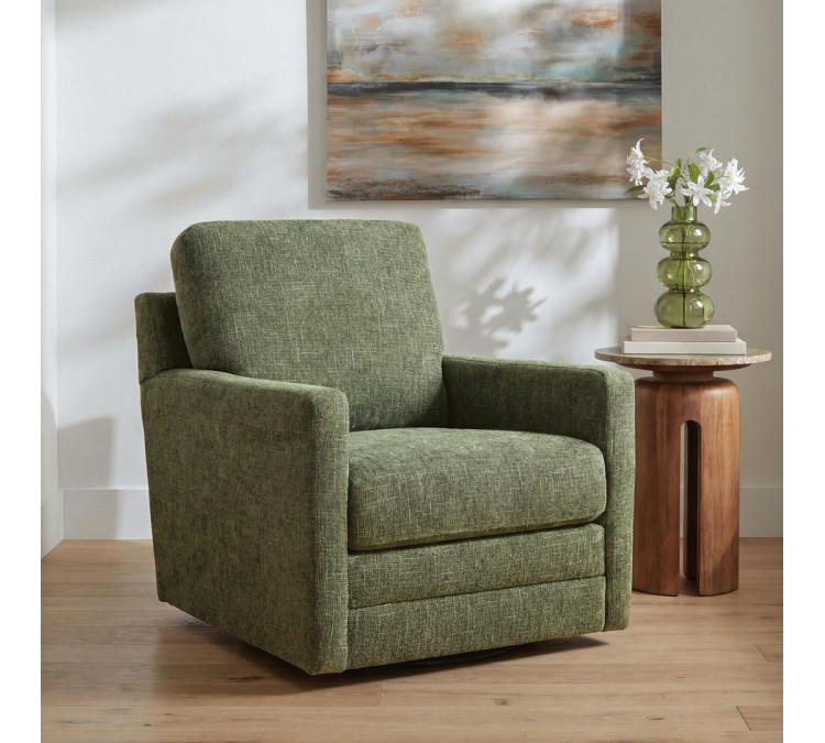 Dishford Swivel Accent Chair - Evergreen