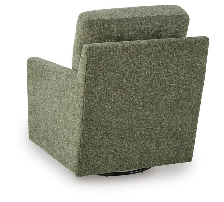 Dishford Swivel Accent Chair - Evergreen