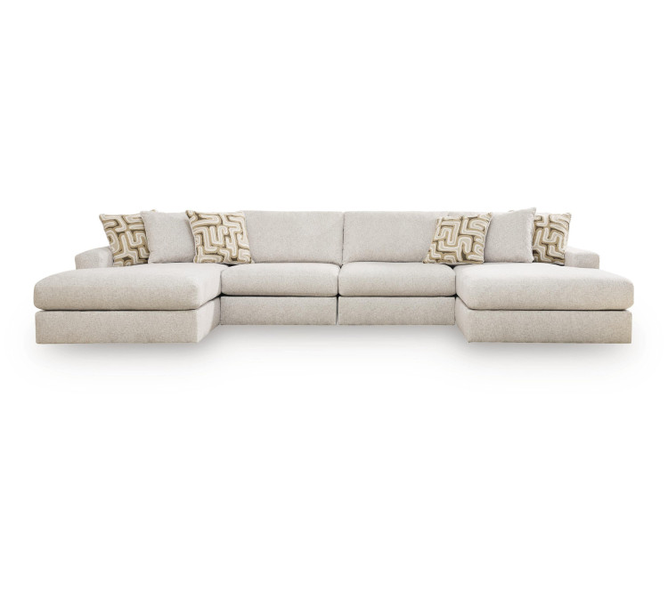 Toliar 4-Piece Double Chaise Sectional - Feathered