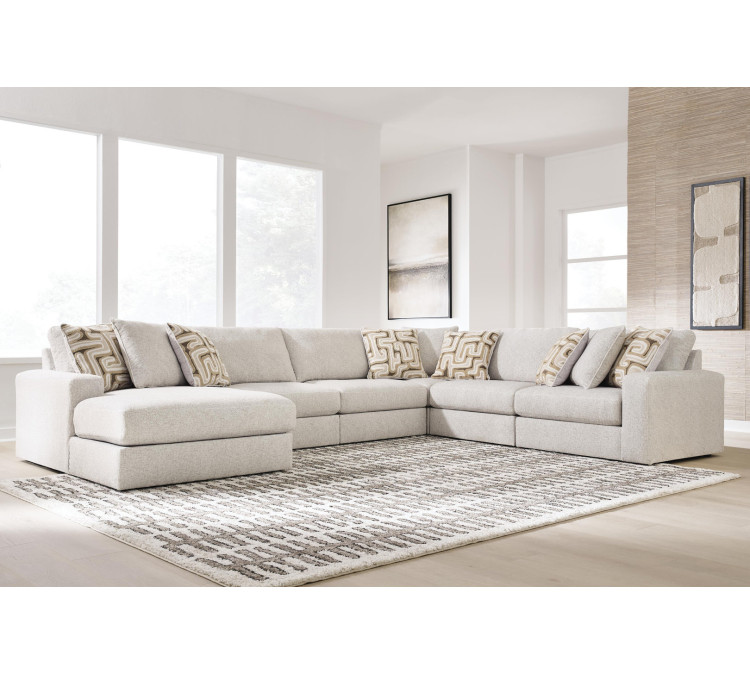 Toliar 6-Piece Sectional with Chaise - Feathered