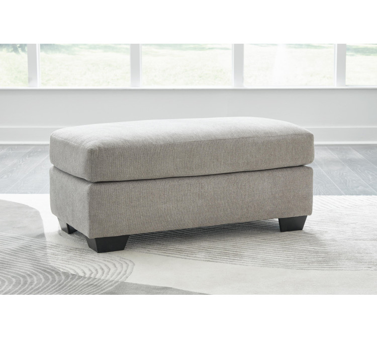 Avenal Park Chair and Ottoman - Flannel