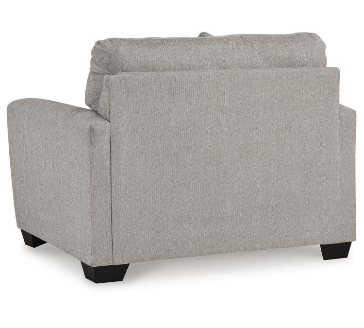 Avenal Park Chair and Ottoman - Flannel