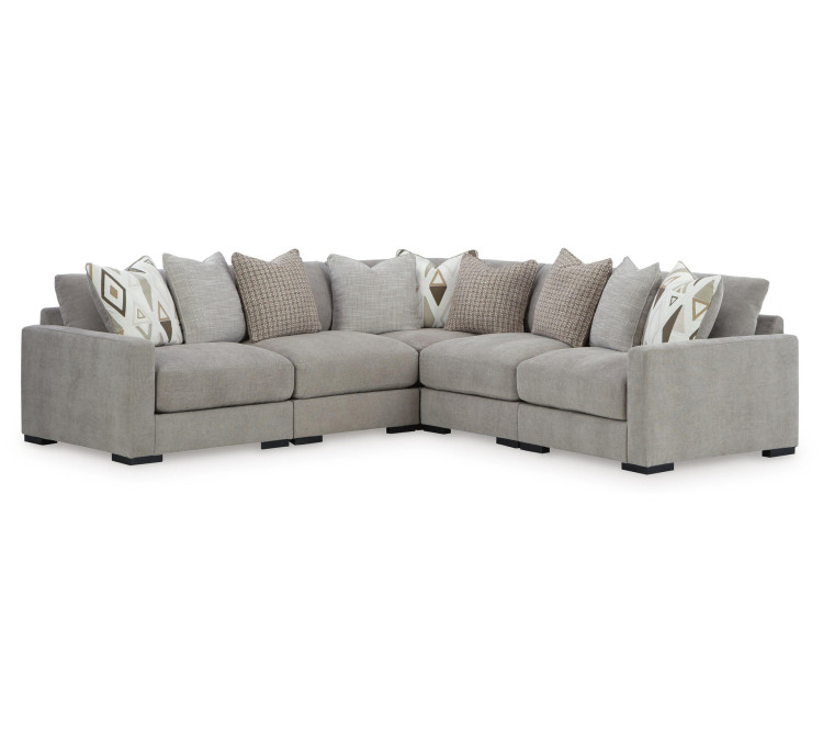 Aslan Court 5-Piece Sectional - Flax