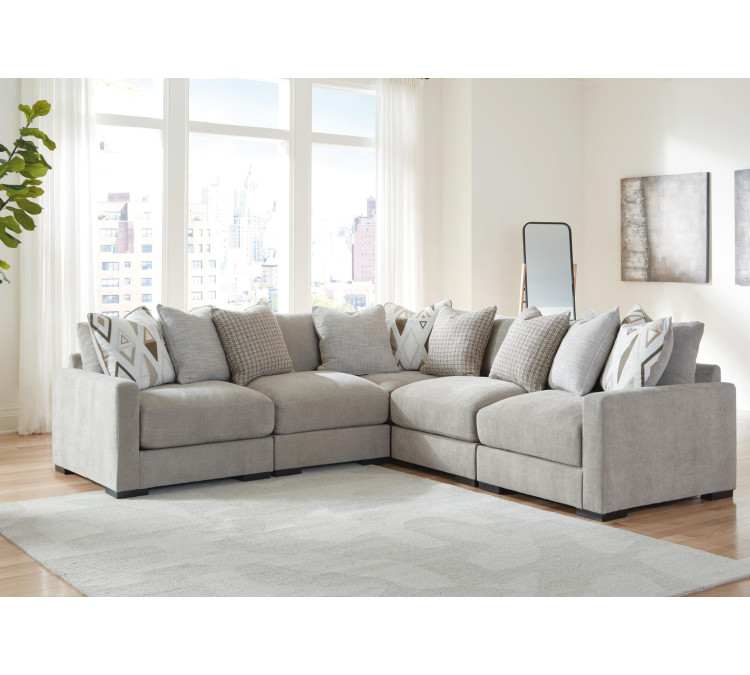 Aslan Court 5-Piece Sectional - Flax