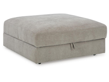 Aslan Court Ottoman With Storage - Flax