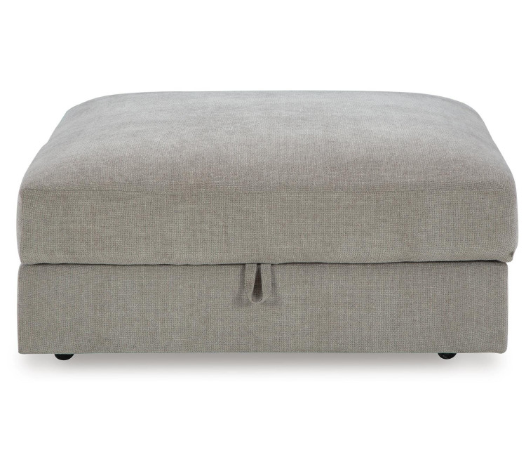 Aslan Court Ottoman With Storage - Flax