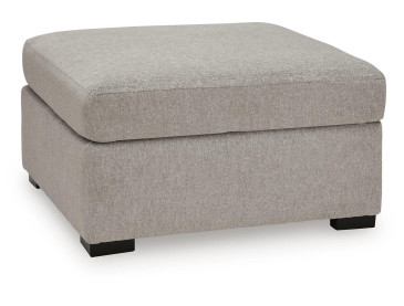 ModMax Luxe Oversized Accent Ottoman - Flint