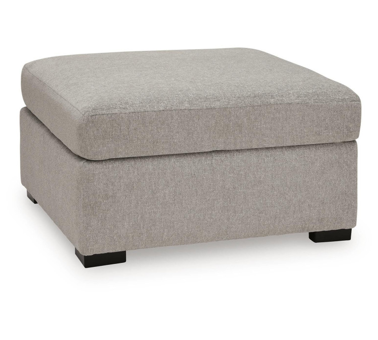 ModMax Luxe Oversized Accent Ottoman - Flint