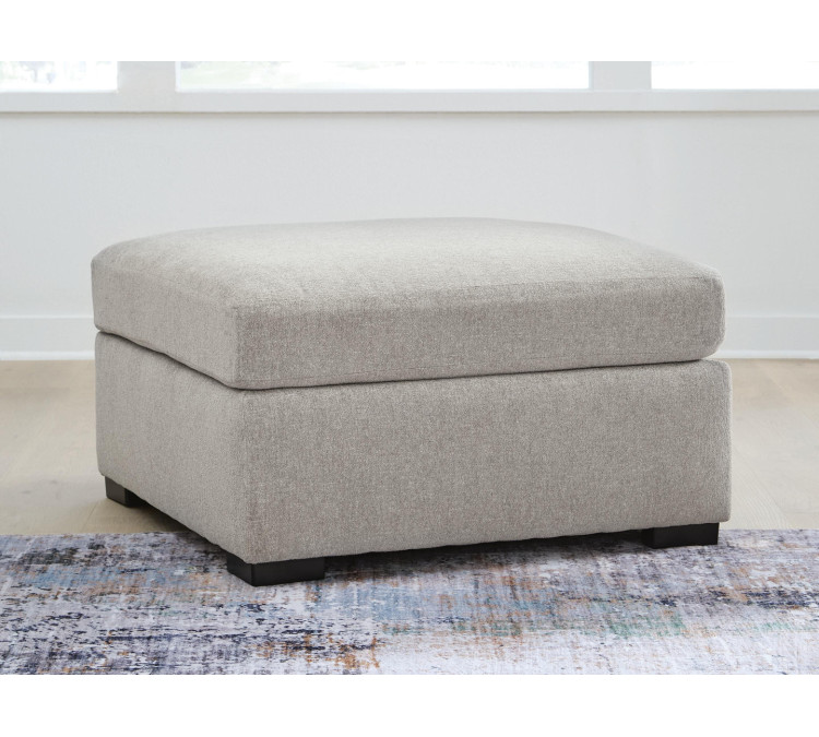 ModMax Luxe Oversized Accent Ottoman - Flint