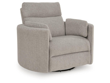 ModMax Luxe Swivel Glider Power Recliner - Flint