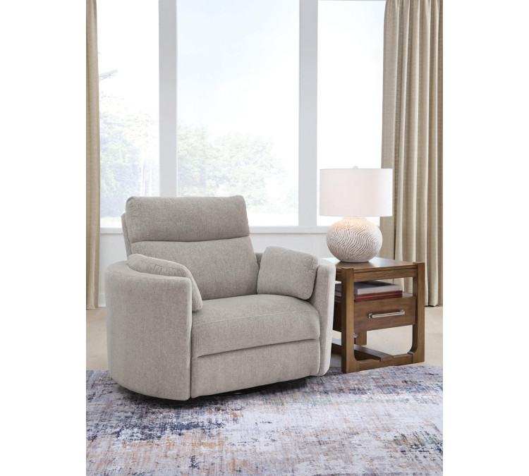 ModMax Luxe Swivel Glider Power Recliner - Flint