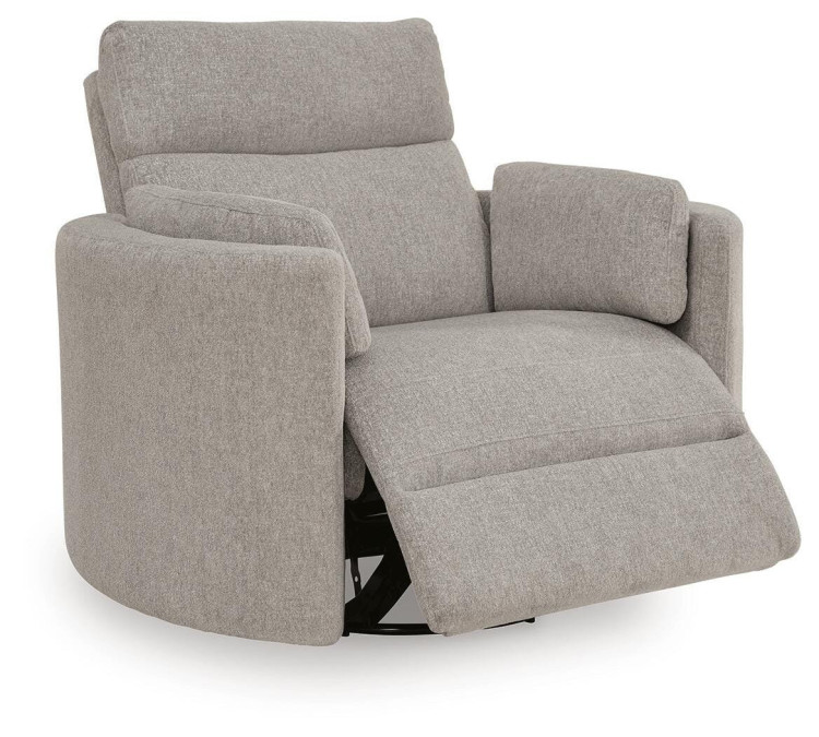ModMax Luxe Swivel Glider Power Recliner - Flint