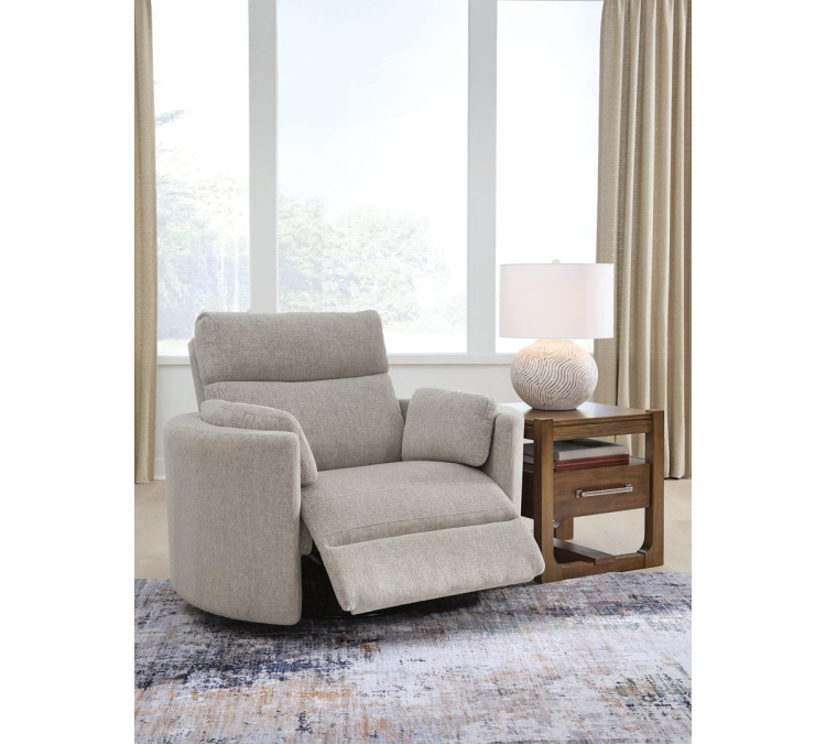 ModMax Luxe Swivel Glider Power Recliner - Flint