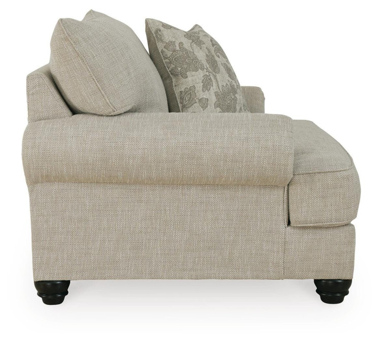 Asanti Sofa, Loveseat, Chair and Ottoman - Fog