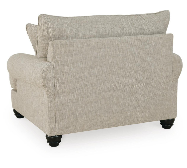 Asanti Sofa, Loveseat, Chair and Ottoman - Fog