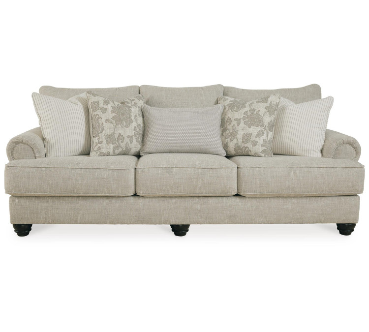 Asanti Sofa, Loveseat, Chair and Ottoman - Fog