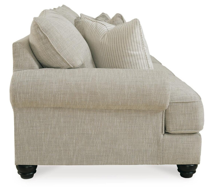 Asanti Sofa, Loveseat, Chair and Ottoman - Fog
