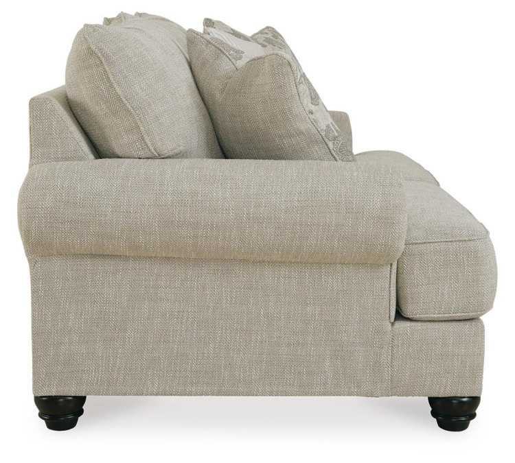 Asanti Sofa, Loveseat, Chair and Ottoman - Fog
