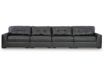 Brindley Pier 4-Piece Sectional - Fog