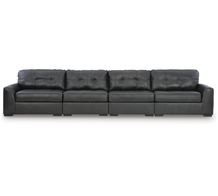Brindley Pier 4-Piece Sectional - Fog