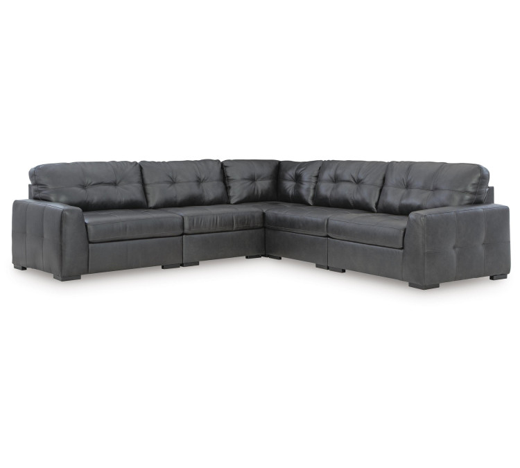 Brindley Pier 5-Piece Sectional - Fog
